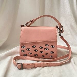 Min & Mon Anastasia Micro Crossbody Handbag in pink